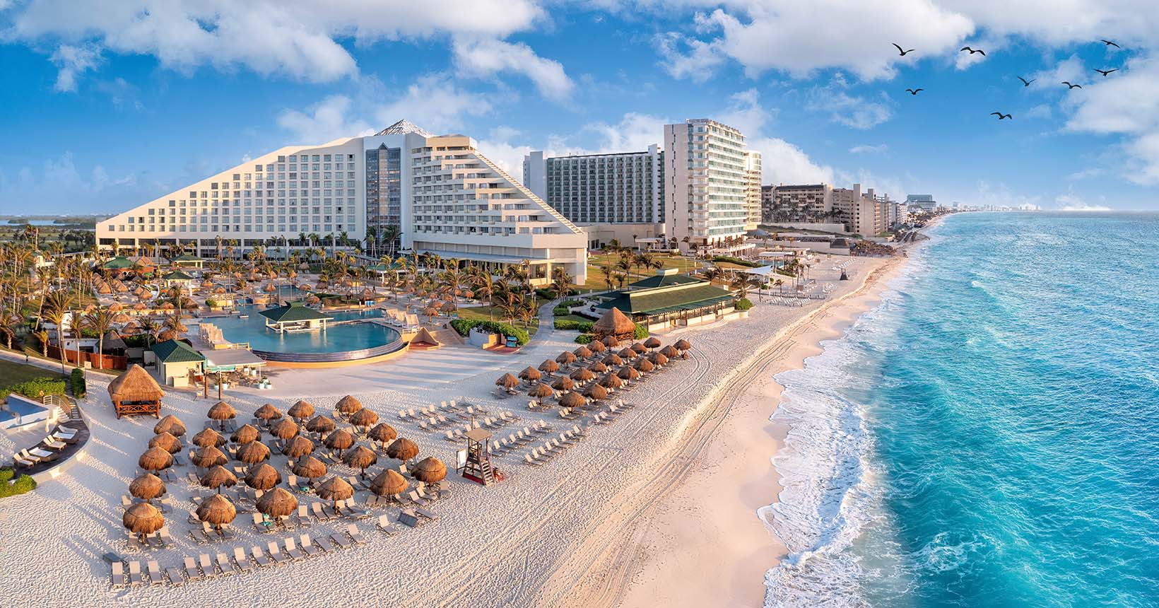 Praias dos Resorts de Cancún